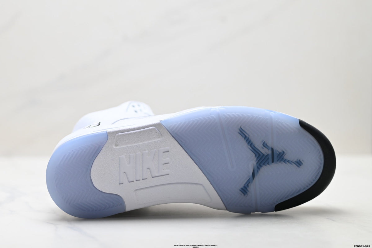 Air Jordan 5 Retro Triple White Sneakers