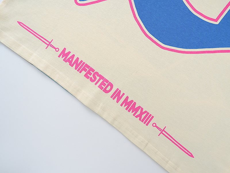 Godspeed Cream Front & Back Graphic T-Shirt