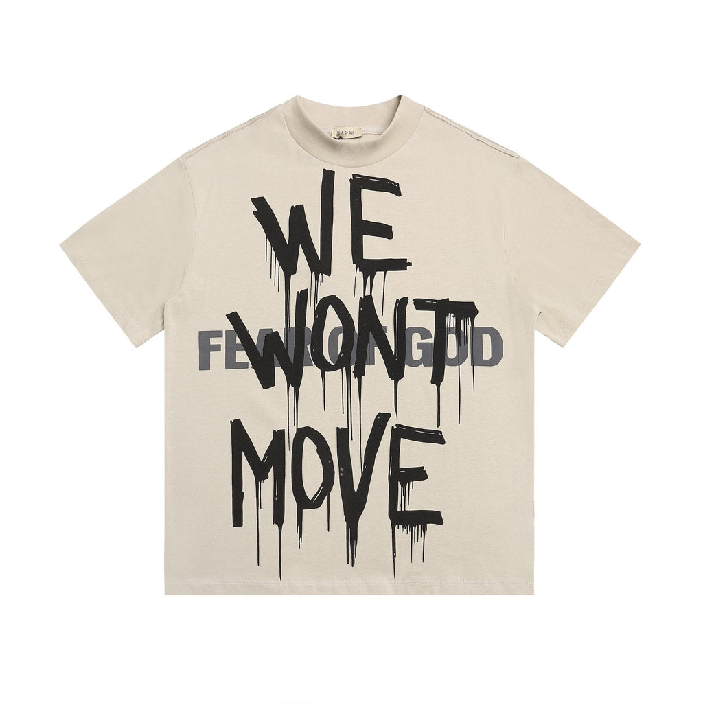 Fear of God Beige Graphic T-Shirt
