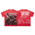 MAJESTIK Football Bear Graphic Short-Sleeve T-Shirt