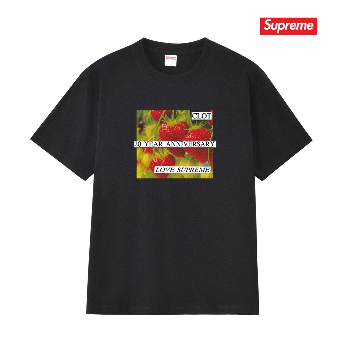 Supreme Floral Anniversary Graphic T-Shirt