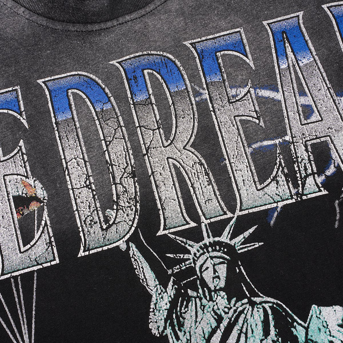 VALLEY Statue of Liberty Parachute Graphic T-Shirt