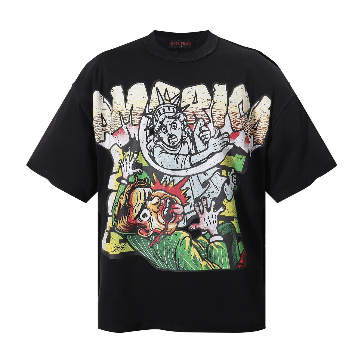 RARE PEACE America Graphic Short-Sleeve T-Shirt