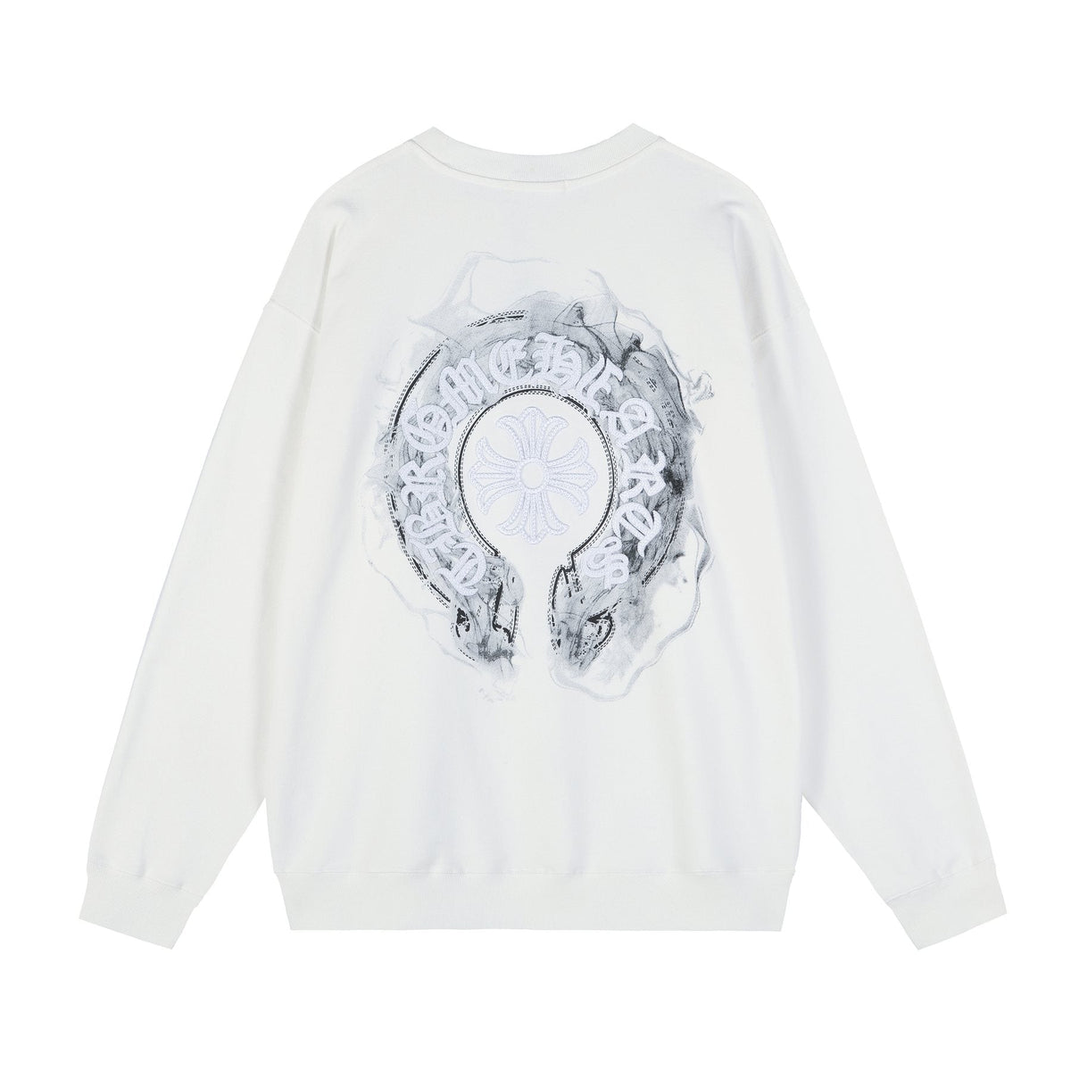 Chrome Hearts Cross Graphic Crewneck Sweatshirt