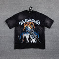 HARMONY Black Front & Back Graphic T-Shirt