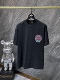 Chrome Hearts Horseshoe Sanskrit Cross Embroidered T-Shirt
