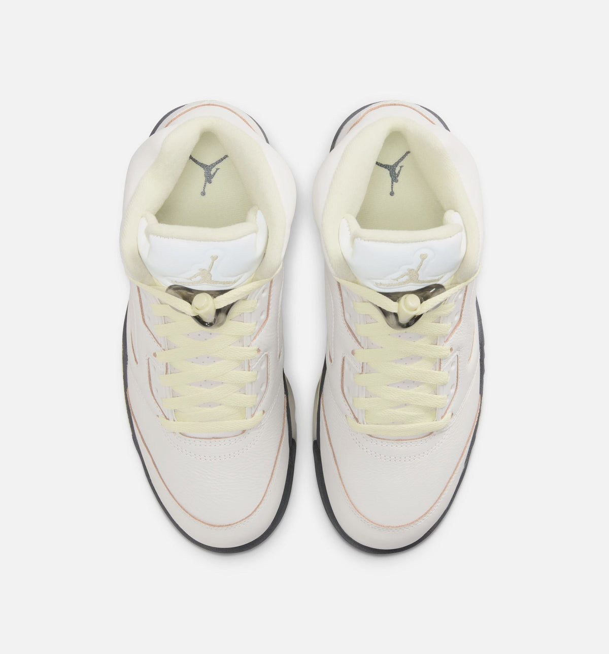 Air Jordan 5 Retro Sail & Luminous Green Women's Lifestyle Shoes - Sail/Luminous Green/Anthracite