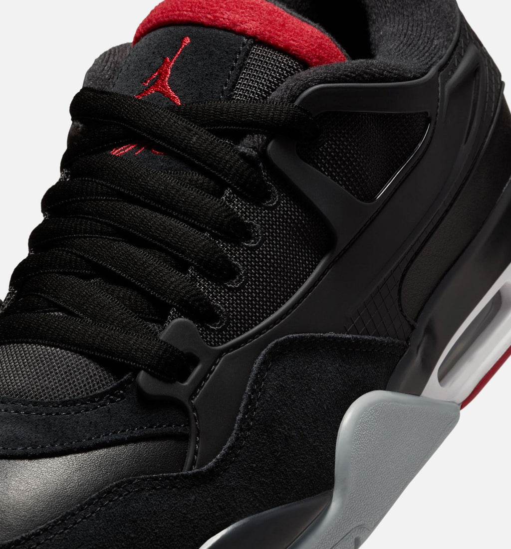 Air Jordan 4 RM Men's Lifestyle Shoes - Black / Wolf Grey / White / Varsity Red