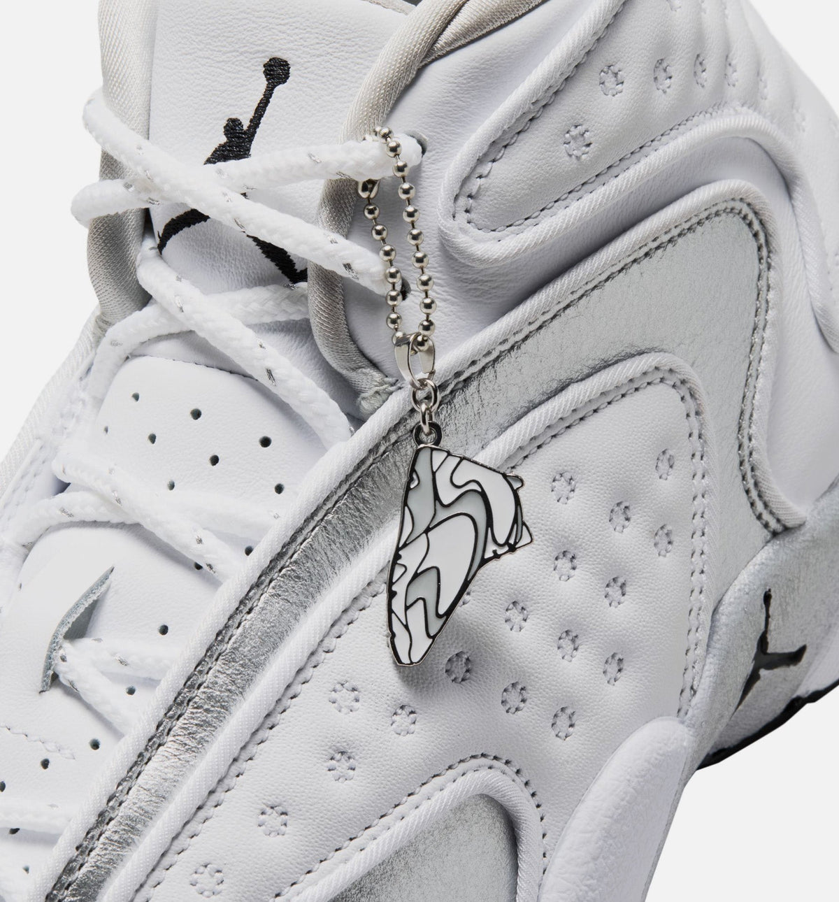 Air Jordan OG Women's Lifestyle Shoe – White/Black/Metallic Silver