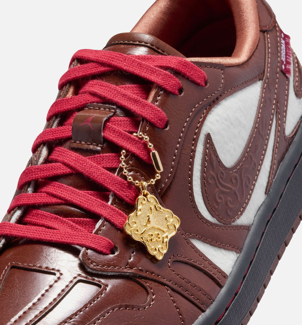 Air Jordan 1 Low Lunar New Year Women's Lifestyle Shoe - Light Chocolate/Black