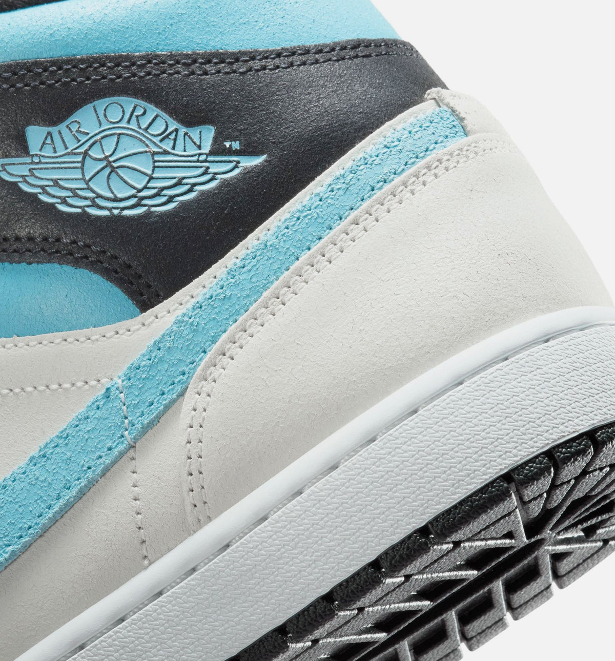 Air Jordan 1 Mid SE Men's Lifestyle Shoes - Summit White / Blue Chill / Black