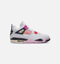 Air Jordan 4 Retro Comic Men's Shoes - Off White Fire Pink Anthracite