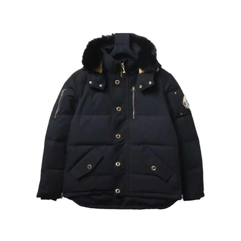 Moose Knuckles Gold Series Shearling 3Q Jacket Black