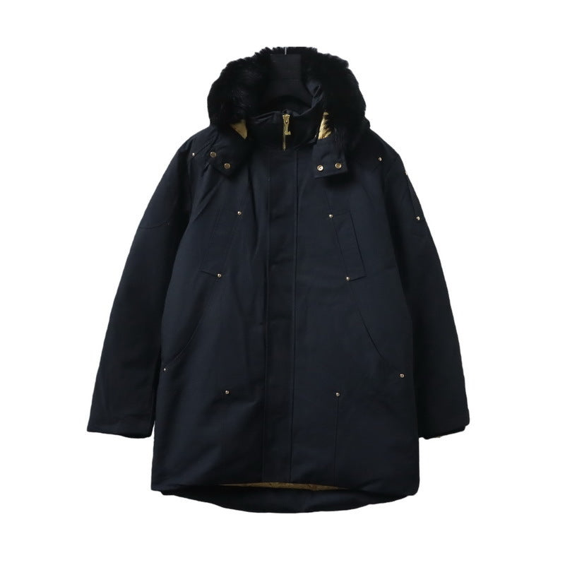 Moose Knuckles Gold Stirling Parka Neoshear Black