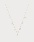 PERSEE Yellow Gold and Diamond 7-Stone Danae Necklace(Yellow Gold)