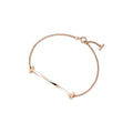 Tiffany Style Smile Cubic Zirconia 18K Gold-Plated Bracelet