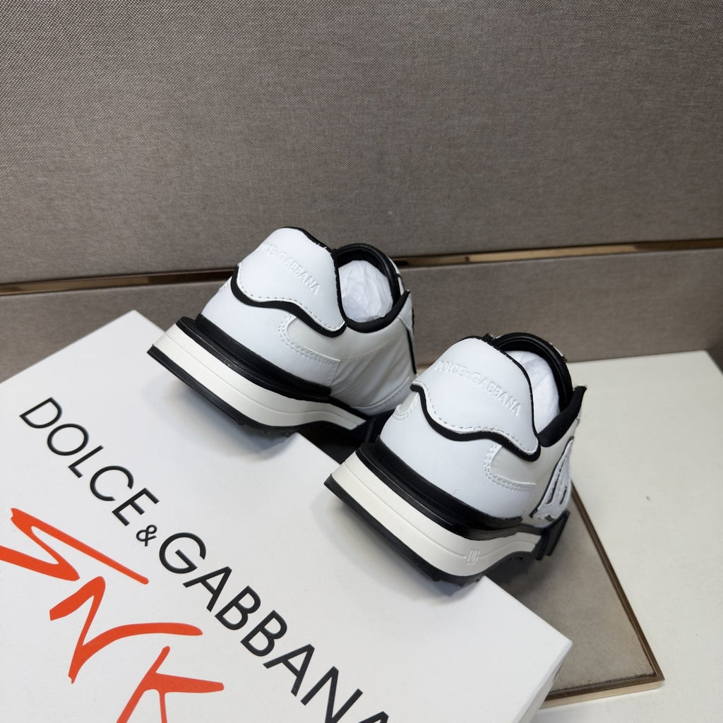 Dolce & Gabbana White DG Low-Top Sneakers