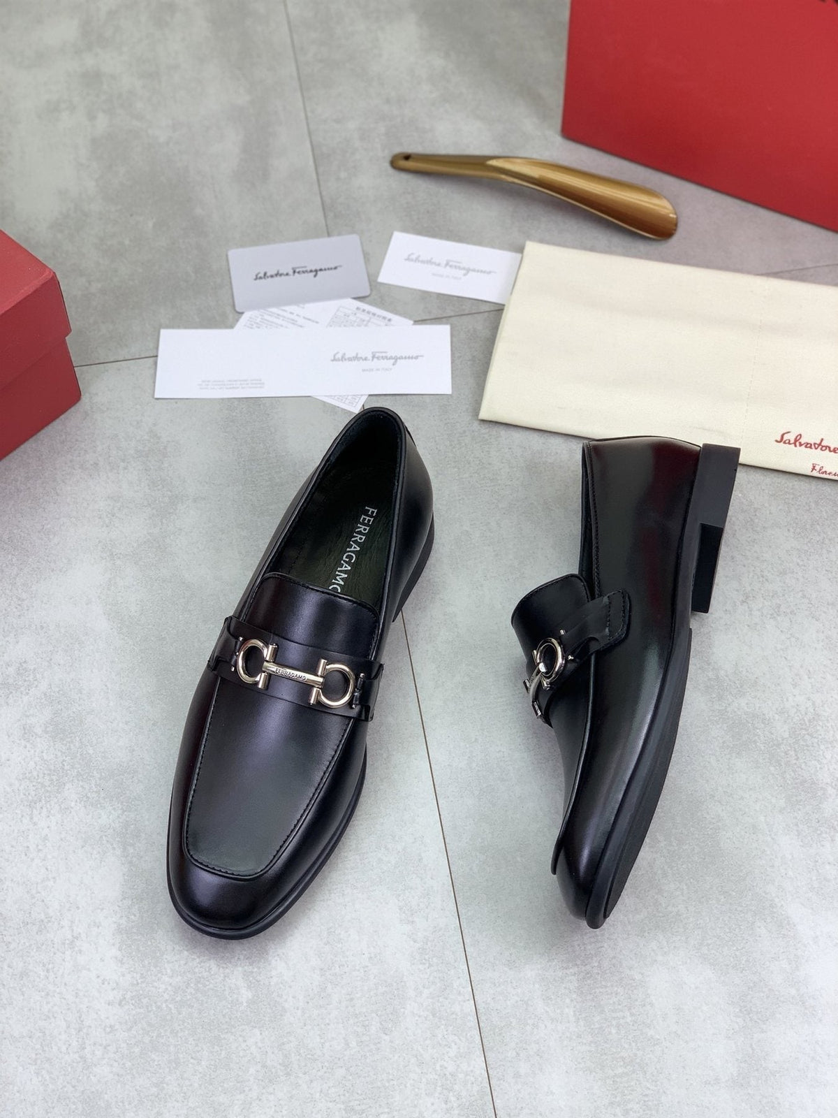 Salvatore Ferragamo Metal Bit Loafers