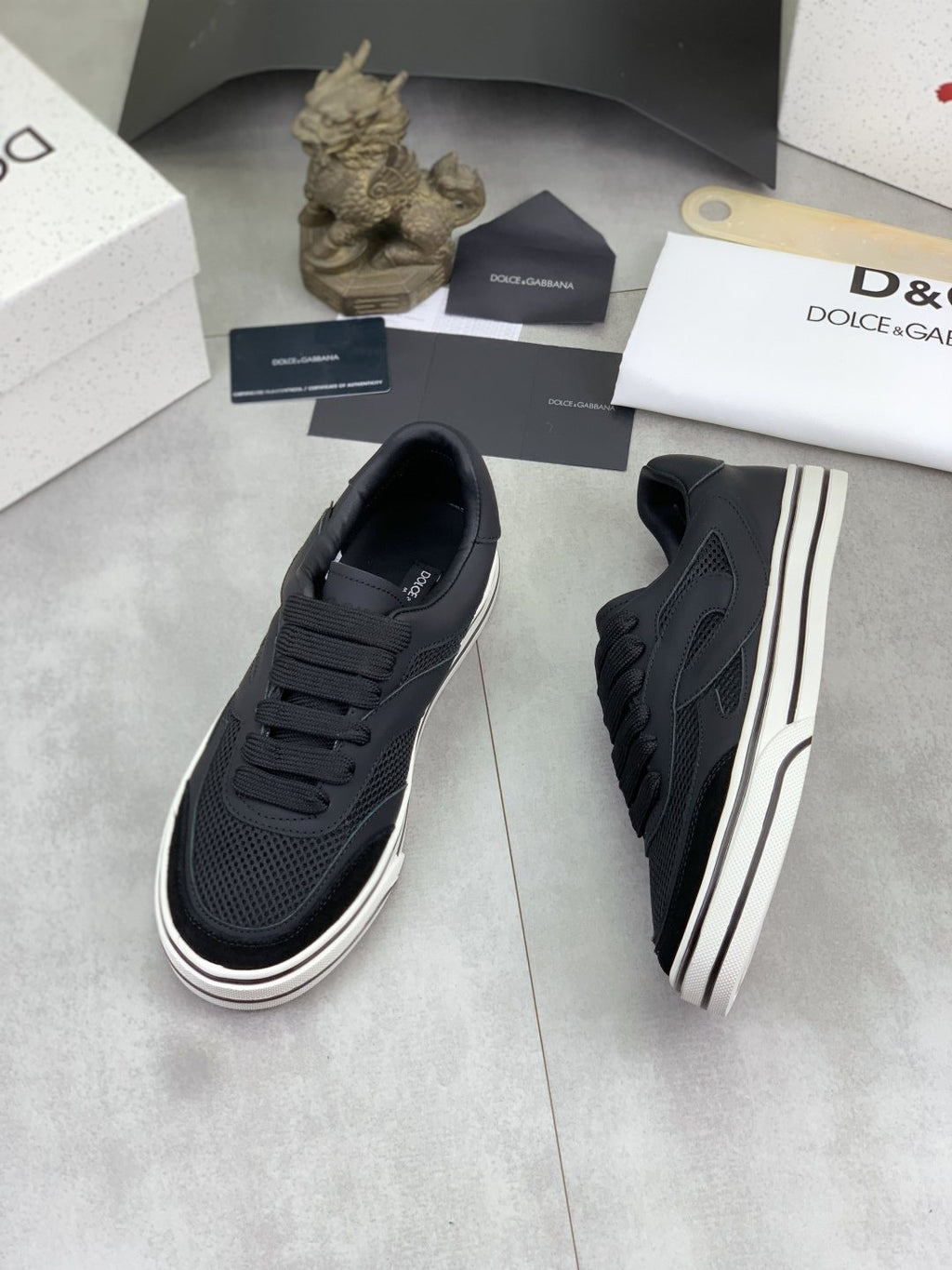 Dolce & Gabbana Patterned Low-Top Sneakers