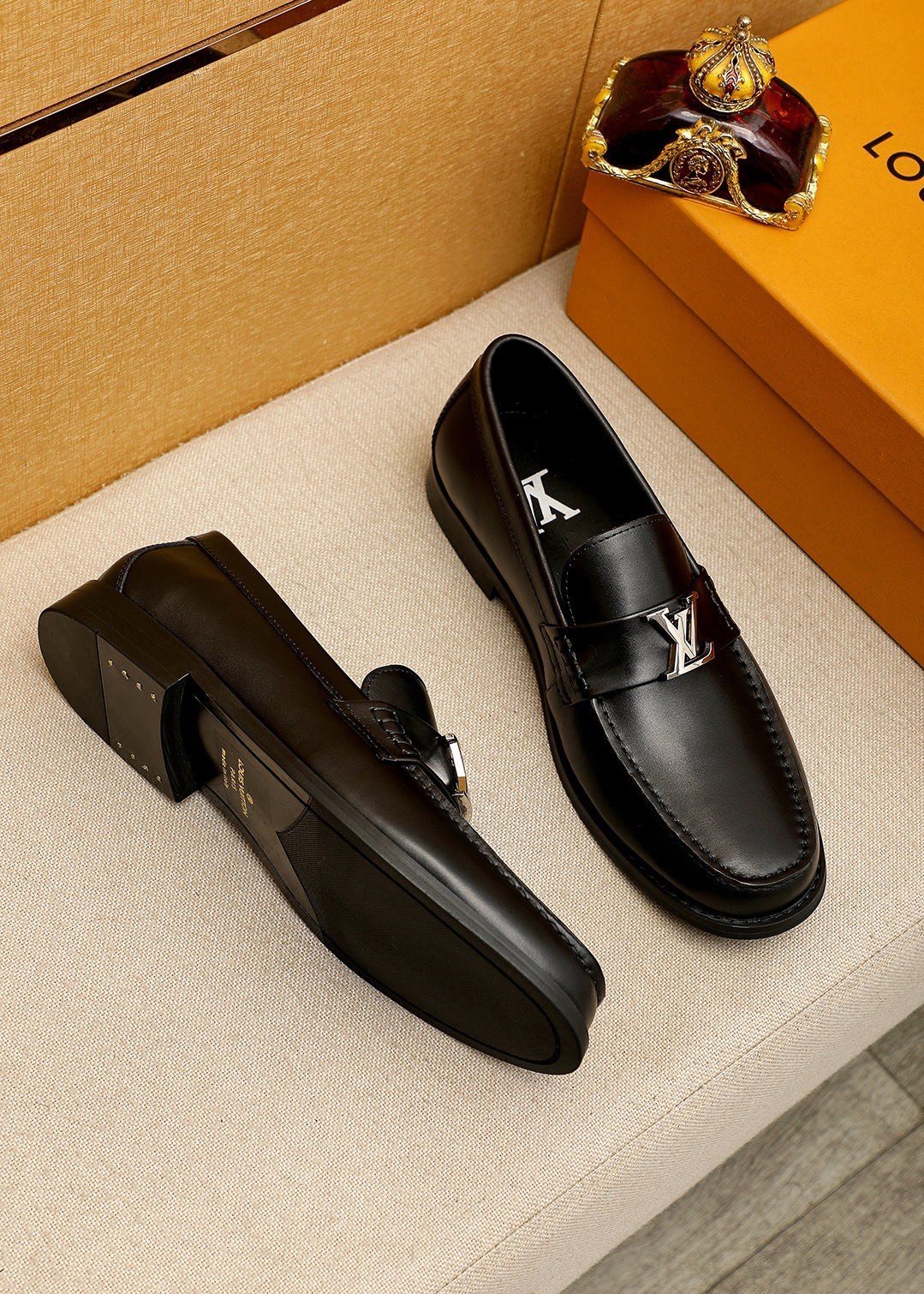 Louis Vuitton Black Hardware Loafers