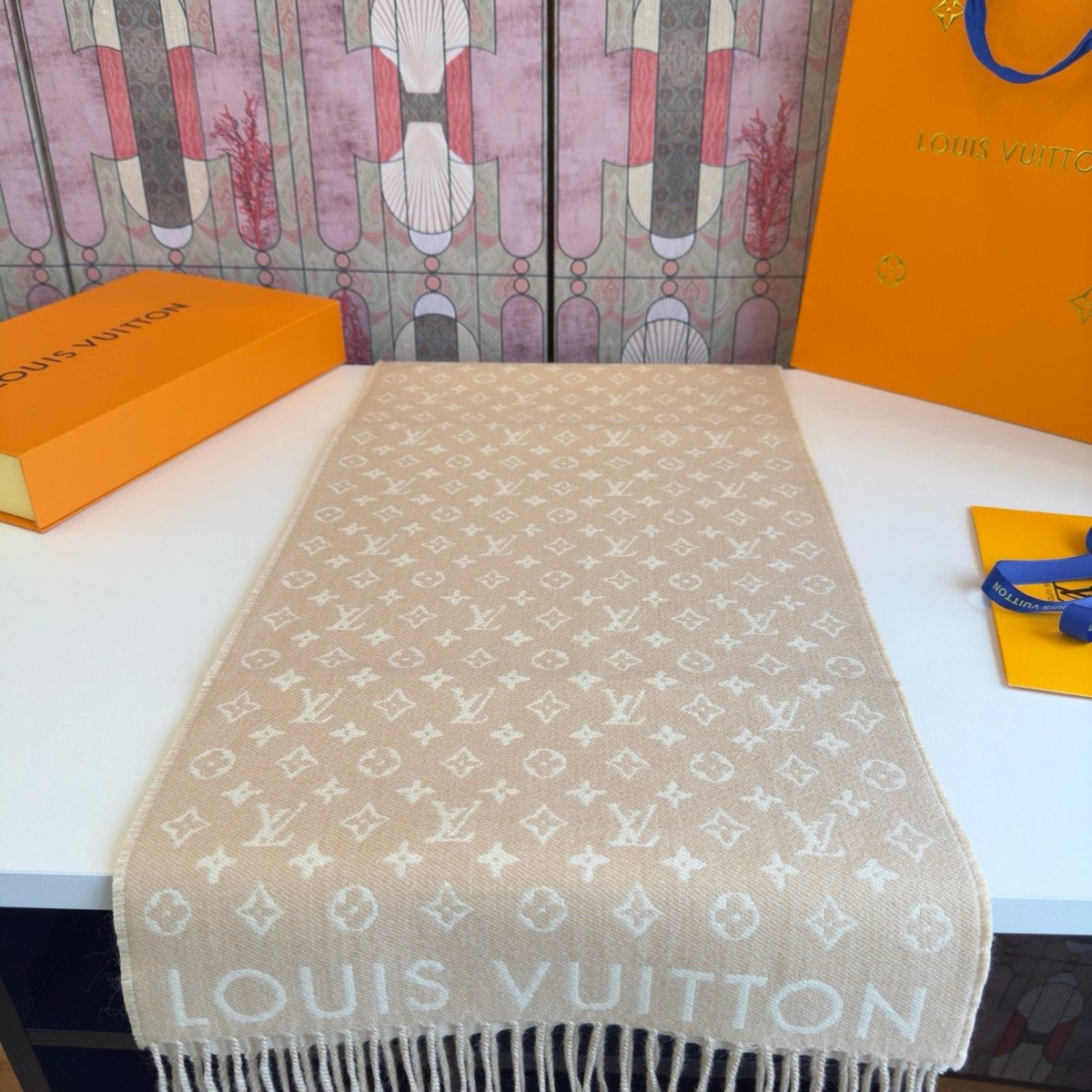 Louis Vuitton My Neverfull Fringe Scarf