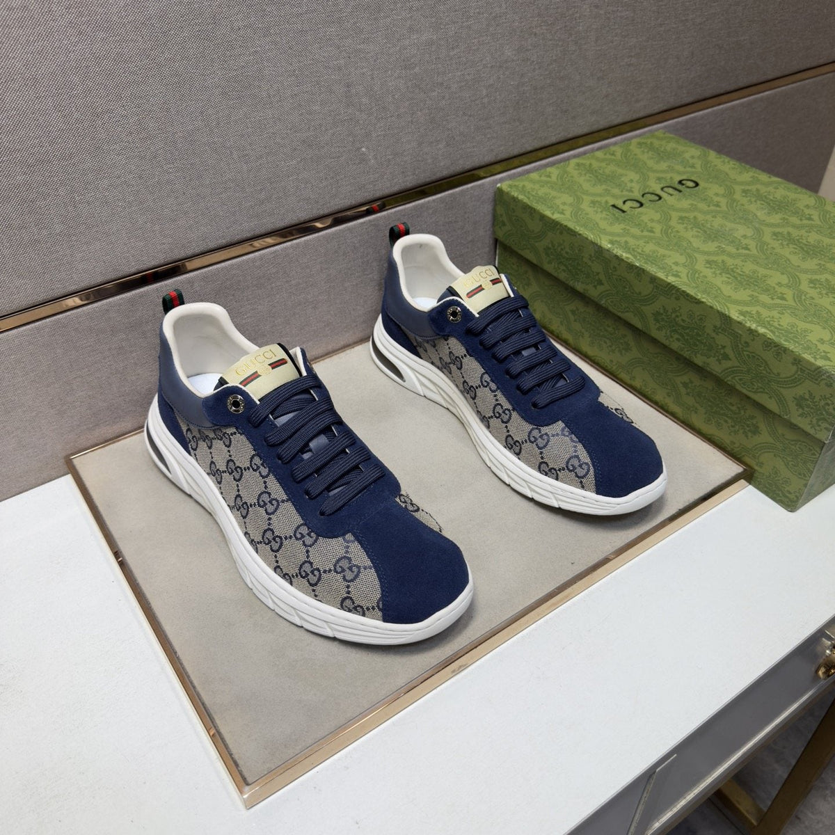 Gucci Patterned Low-Top Sneakers