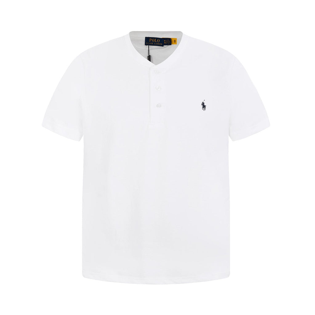 Ralph Lauren Embroidered Three-Button Henley Shirt