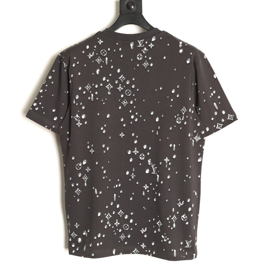 Louis Vuitton Scattered Monogram-Style Graphic T-Shirt - Dark Charcoal
