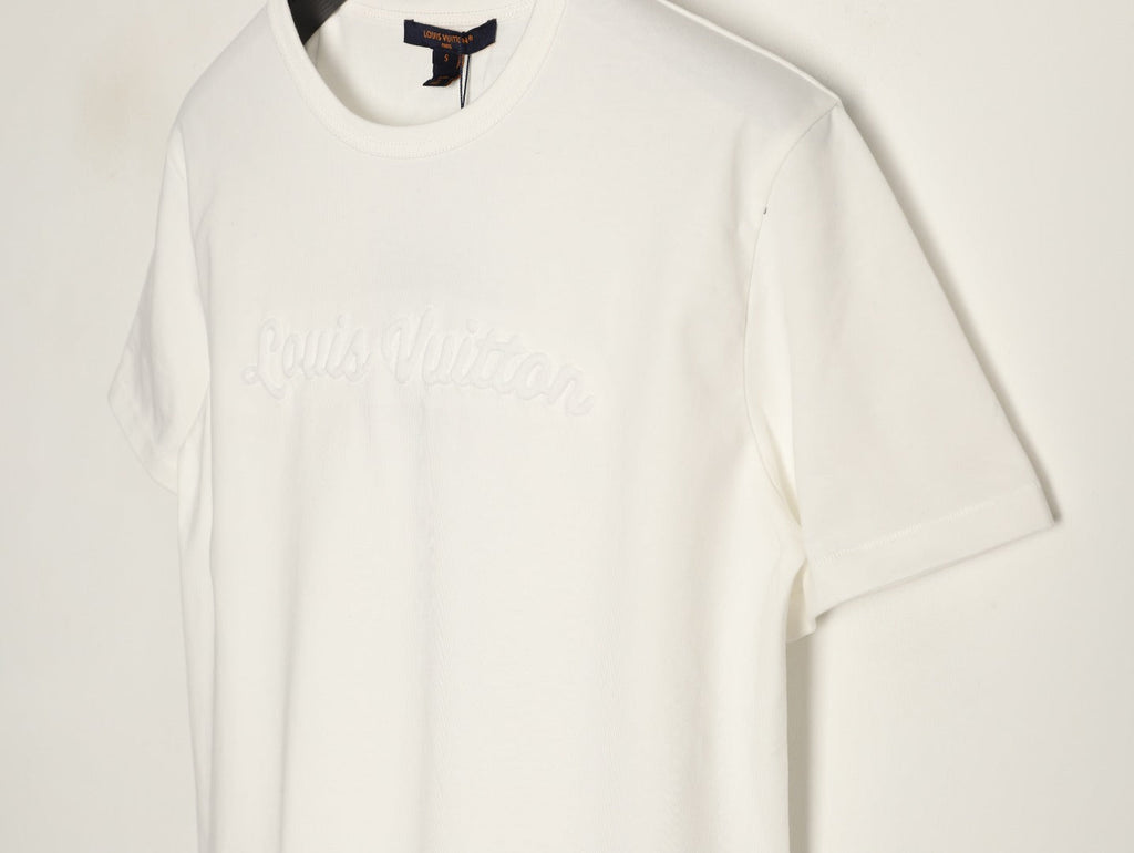 Louis Vuitton Tonal Chest-Logo Short-Sleeve T-Shirt - Cream